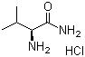 L-缬氨酰胺盐酸盐分子结构 (CAS 3014-80-0)