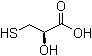 CAS 登录号：30163-02-1, (R)-2-羟基-3-巯基丙酸