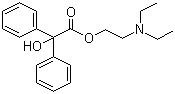 CAS 登录号：302-40-9, 贝那替嗪, 胃复康, 羟基解痉素, 2-二乙基氨基乙基 2-羟基-2,2-二苯基乙酸酯