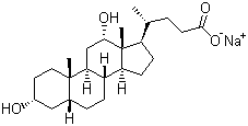 structure of CAS# 302-95-4, Sodium deoxycholate