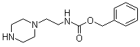 [2-(1-哌嗪基)乙基]-氨基甲酸苄酯分子结构 (CAS 302557-33-1)