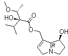 structure of CAS# 303-33-3, 7S-Heliotrine