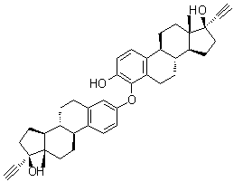 CAS # 303014-90-6, (17alpha)-4-[[(17alpha)-17-Hydroxy-19-norpregna-1,3,5(10)-trien-20-yn-3-yl]oxy]-19-norpregna-1,3,5(10)-trien-20-yne-3,17-diol