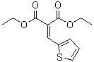 CAS # 30313-06-5, Diethyl 2-thienylmethylidenemalonate, Diethyl (2-thienylmethylene)malonate, Diethyl 2-((thien-2-yl)methylene)malonate