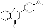 structure of CAS# 3034-08-0, (2S)-2,3-Dihydro-2-(4-methoxyphenyl)-4H-1-benzopyran-4-one