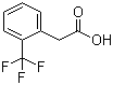 2-(Trifluoromethyl)phenylacetic acid molecular structure (CAS 3038-48-0)