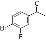 structure of CAS# 304445-49-6, 4-溴-3-氟苯乙酮