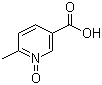 6-甲基烟酸 N-氧化物分子结构 (CAS 30478-91-2)
