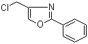 structure of CAS# 30494-97-4, 4-Chloromethyl-2-phenyl-oxazole