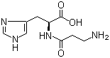 L-肌肽分子结构 (CAS 305-84-0)