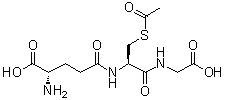 structure of CAS# 3054-47-5, S-Acetylglutathione
