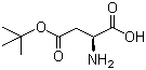 L-Aspartic acid 4-tert-butyl ester molecular structure (CAS 3057-74-7)