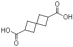 螺[3.3]庚烷-2,6-二羧酸分子结构 (CAS 3057-91-8)