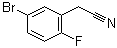 structure of CAS# 305800-60-6, 5-Bromo-2-fluorobenzeneacetonitrile