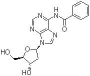 structure of CAS# 305808-19-9, N6-Benzoyl-2'-deoxyadenosine