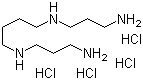 structure of CAS# 306-67-2, Spermine hydrochloride