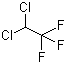 structure of CAS# 306-83-2, 1,1-Dichloro-2,2,2-trifluoroethane