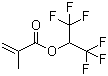 structure of CAS# 3063-94-3, 1,1,1,3,3,3-Hexafluoroisopropyl methacrylate