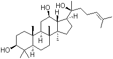 structure of CAS# 30636-90-9, (20S)-Protopanaxadiol