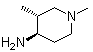 structure of CAS# 30648-81-8, trans-1,3-Dimethyl-4-piperidinamine