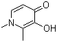 structure of CAS# 30652-11-0, 1,2-Dimethyl-3-hydroxy-4-pyridone