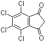 4,5,6,7-四氯茚满-1,3-二酮分子结构 (CAS 30675-13-9)