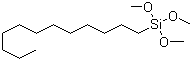 Dodecyltrimethoxysilane molecular structure (CAS 3069-21-4)