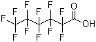 Undecafluorohexanoic acid molecular structure (CAS 307-24-4)