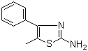 5-甲基-4-苯基-1,3-噻唑-2-胺分子结构 (CAS 30709-67-2)
