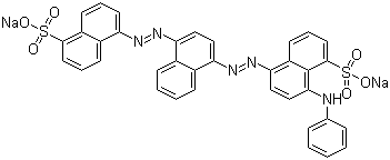 酸性黑 24分子结构 (CAS 3071-73-6)