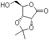 structure of CAS# 30725-00-9, 2,3-O-异亚丙基-D-核糖酸 gamma-内酯