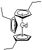 CAS # 307531-69-7, Tris(ethylcyclopentadienyl)gadolinium, Tris[(1,2,3,4,5-eta)-1-ethyl-2,4-cyclopentadien-1-yl]gadolinium