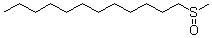 十二烷基甲基亚砜分子结构 (CAS 3079-30-9)