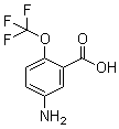 structure of CAS# 307989-56-6, 5-氨基-2-(三氟甲氧基)苯甲酸
