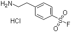 4-(2-氨乙基)苯磺酰氟盐酸盐分子结构 (CAS 30827-99-7)