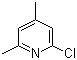 structure of CAS# 30838-93-8, 2-Chloro-4,6-dimethylpyridine