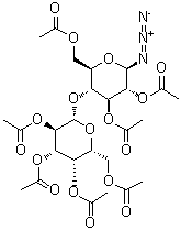 CAS # 30854-62-7, 2,3,6-Tri-O-acetyl-4-O-(2,3,4,6-tetra-O-acetyl-beta-D-galactopyranosyl)beta-D-glucopyranosyl azide