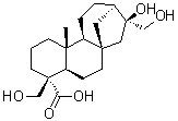 CAS 登录号：308821-59-2, (4alpha)-16,17,19-三羟基贝壳杉烷-18-酸