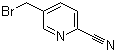 structure of CAS# 308846-06-2, 2-Cyano-5-bromomethylpyridine