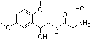 盐酸米多君分子结构 (CAS 3092-17-9)