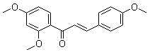 CAS # 30925-62-3, (E)-2',4,4'-Trimethoxychalcone, (2E)-1-(2,4-Dimethoxyphenyl)-3-(4-methoxyphenyl)-2-propen-1-one