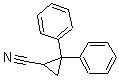 2,2-Diphenylcyclopropanecarbonitrile molecular structure (CAS 30932-41-3)