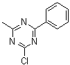 2-Chloro-4-methyl-6-phenyl-1,3,5-triazine molecular structure (CAS 30937-70-3)