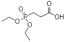 3-(Diethoxyphosphinyl)propanoic acid molecular structure (CAS 3095-96-3)