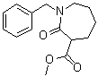 CAS # 309748-10-5, 1-Benzyl-2-oxoazepane-3-carboxylic acid methyl ester, Hexahydro-2-oxo-1-(phenylmethyl)-1H-azepine-3-carboxylic acid methyl ester