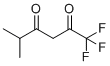 structure of CAS# 30984-28-2, 1,1,1-Trifluoro-5-methylhexane-2,4-dione