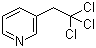 structure of CAS# 3099-50-1, 3-(Trichloromethyl)pyridine