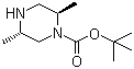 structure of CAS# 309915-46-6, tert-Butyl (2R,5S)-2,5-dimethylpiperazine-1-carboxylate