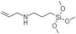 structure of CAS# 31024-46-1, 3-(N-Allylamino)propyltrimethoxysilane