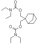 Diethylcarbamic acid 2-norbornylidenedimethylene ester molecular structure (CAS 31035-95-7)